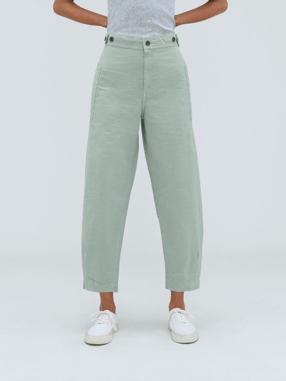 Everlane The Fatigue Barrel Pant Blue Base - Size 2